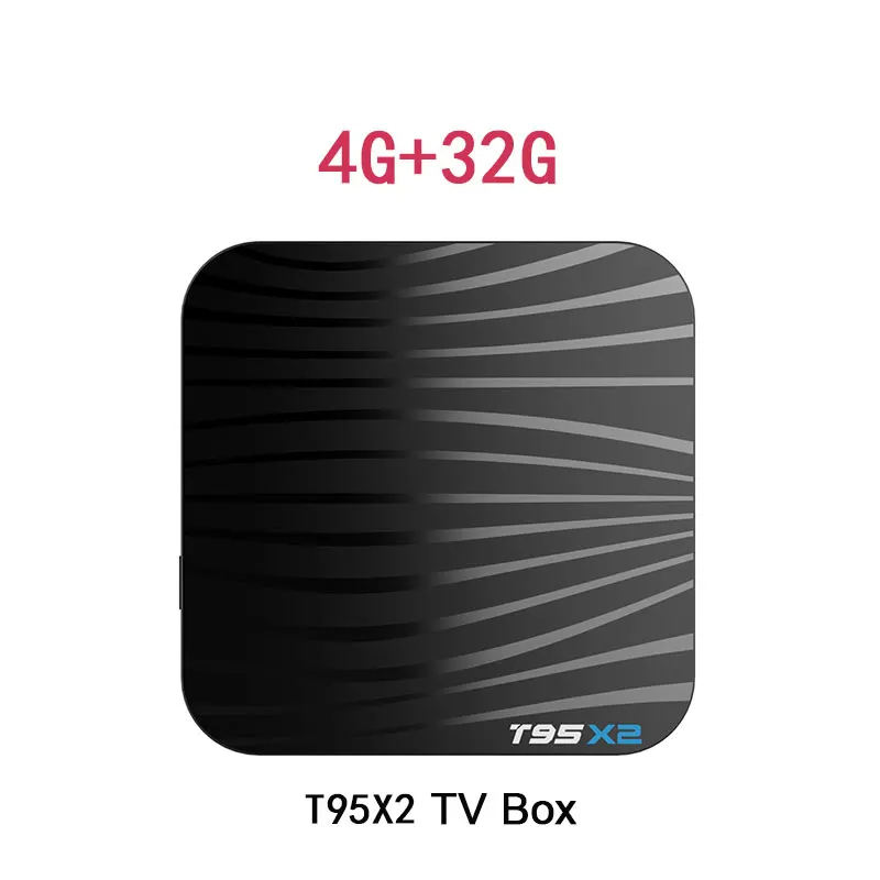 T95X2 Android ТВ приставка t95x2 Android 8,1 Amlogic S905X2 четырехъядерный медиаплеер 2 ГБ 16 ГБ 4 ГБ 32 ГБ WiFi приставка pk T95Q ТВ приставка - Цвет: 4G32G