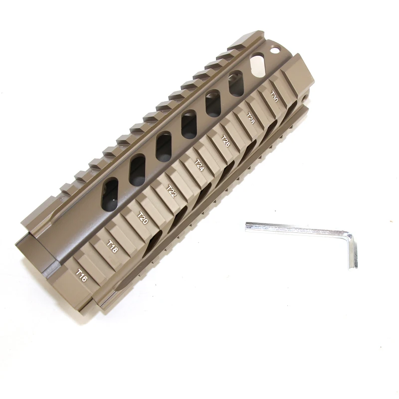 Тактический охотничий NSR 7 дюймов Бесплатная поплавок Quad Rail Heavy Duty Handguard System AR 15 M16 M4