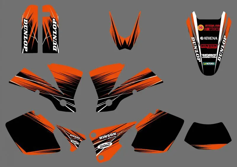 NICECNC акрилатовые наклейки для мотоциклов и Стикеры KTM SX EXC 125 200 250 300 400 450 525 2003 1