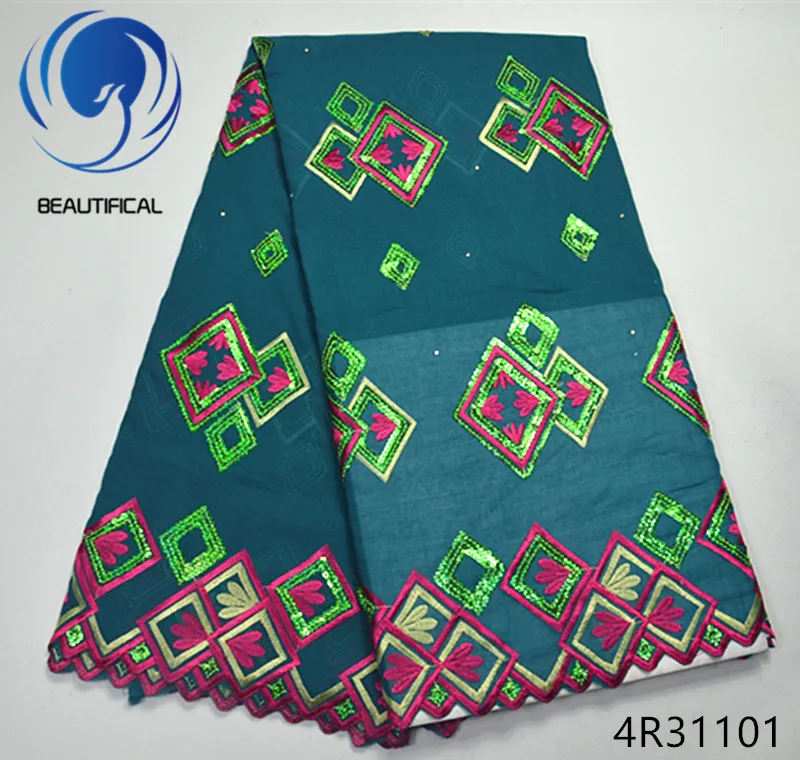 BEAUTIFICAL swiss lace voil african cotton fabric 2018 new arrival for party dress 5yards/piece 4R311 | Дом и сад