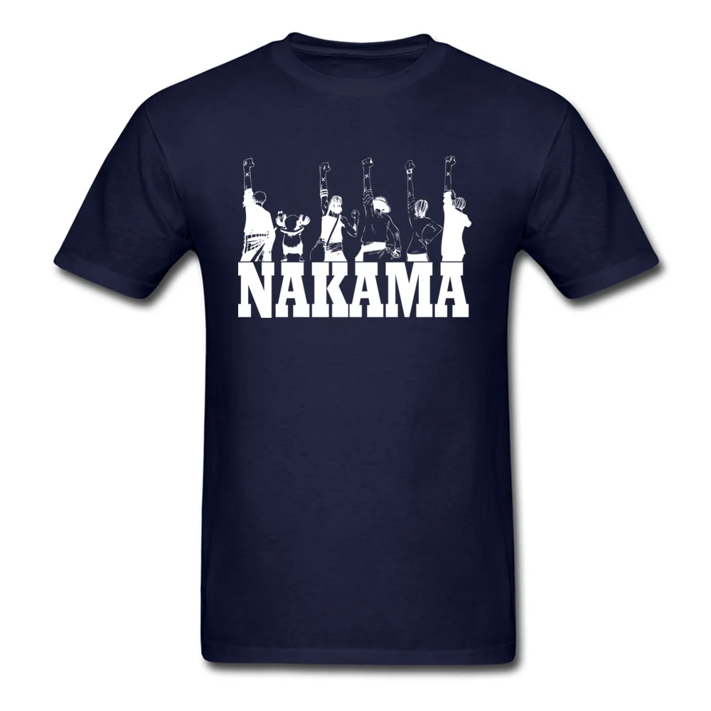 Одна штука Nakama команда футболки 2018 модная мужская Футболка Луффи пират семья