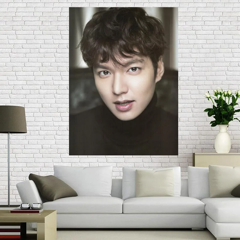 1 шт. Шелковый постер Lee Min Ho для домашнего декора|Рисование и каллиграфия| |