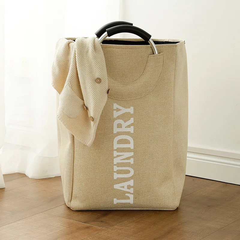 

Portable Fabric Laundry Basket EVA Large Kids Toy Storage Dirty Clothes Organizer Sundries Storage Baskets Box