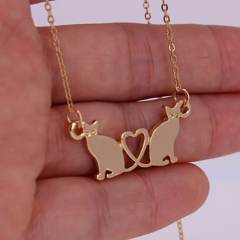 Ожерелье с надписью hzew friend|heart pendant necklace|cat necklacenecklace cute |