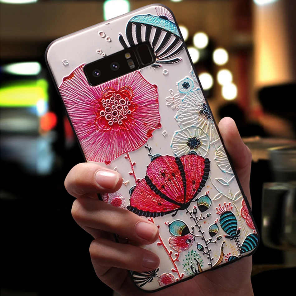 YonLinTan роскошный чехол, чехол, чехол для samsung galaxy note 8 note8 задняя крышка телефона 3D etui Капа милый
