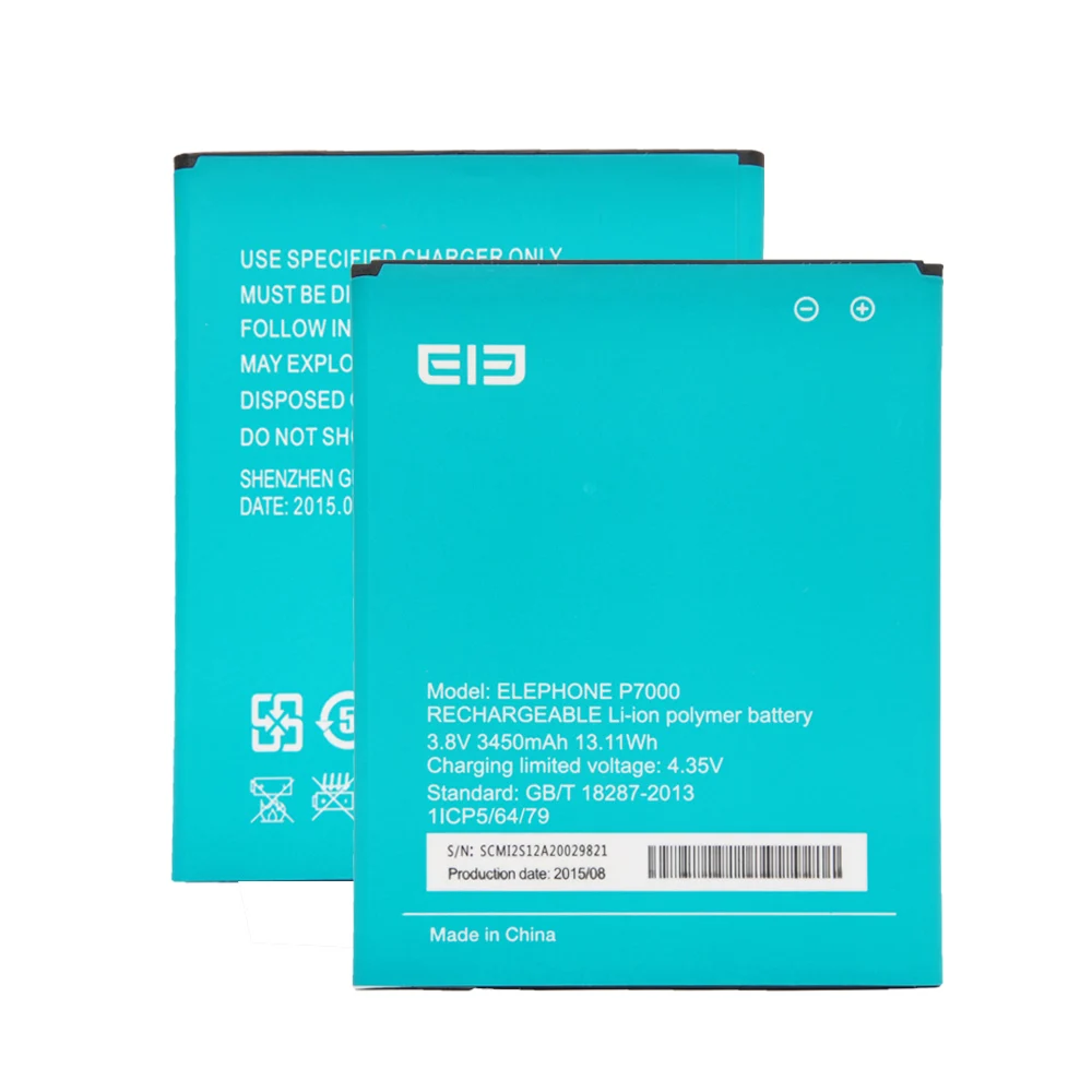 Original Battery for Elephone P7000 3450mAh Backup Li-ion Smartphone Replacement | Мобильные телефоны и аксессуары