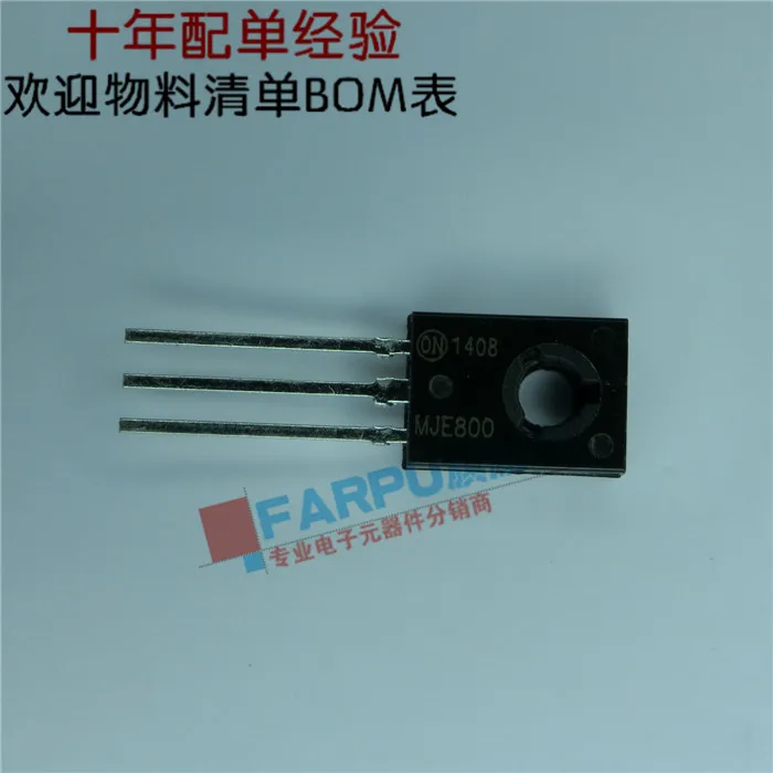 Npn транзистор дарлингтона 4A 60 В одного MJE800 TO 126 CQWYJZ|transistor diode|transistor mosfettransistor voltage |