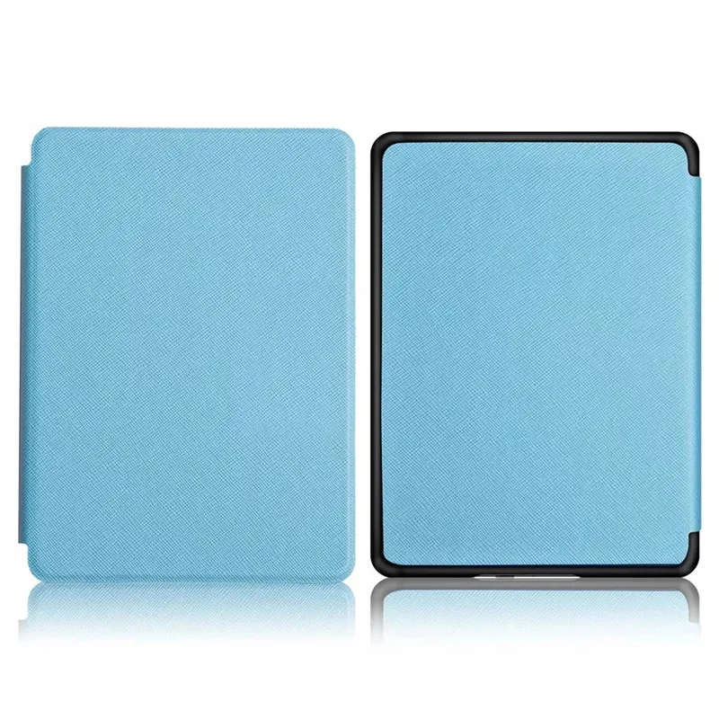 Sky blue Чехол-книжка из искусственной кожи Smart Ereader для Amazon, новинка, Kindle, 6 дюймов, для Kindle 10го поколения,, электронная книга, Магнитная крышка+ стилус - Цвет: Sky blue