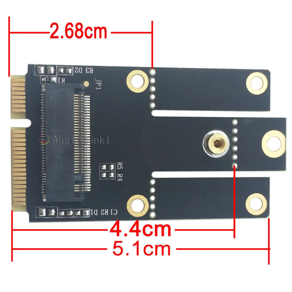 M.2 (NGFF) WIFI WLAN Card модуль к Mini PCI E Express адаптер конвертер и IPEX4 IPEX1 антенна 2 шт для Intel 7260