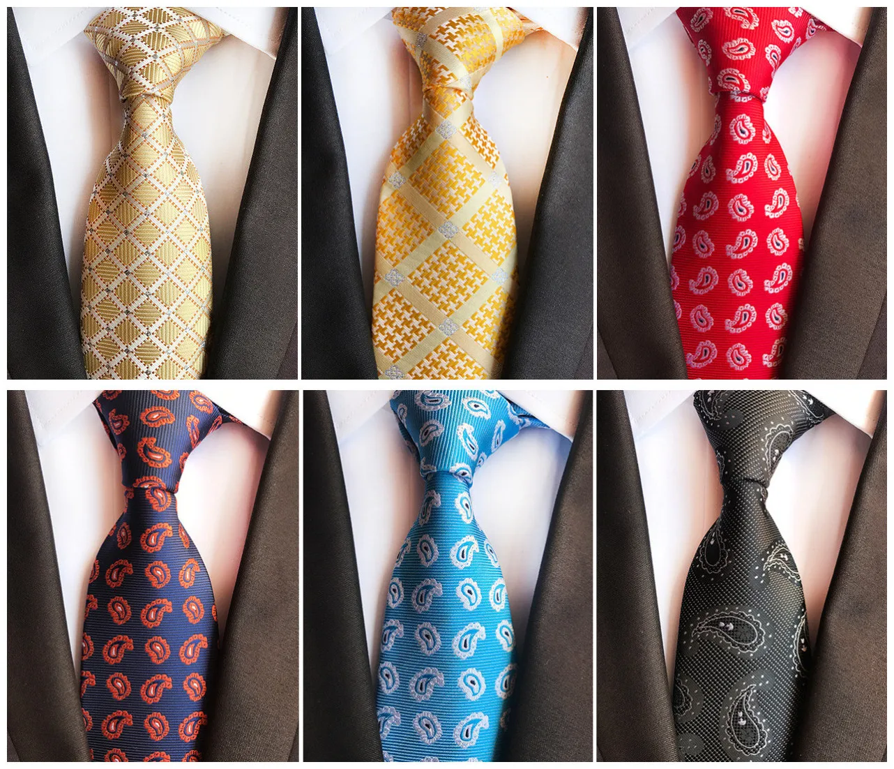 Галстук мужской декоративный 8 см из полиэстера|Мужские галстуки и носовые