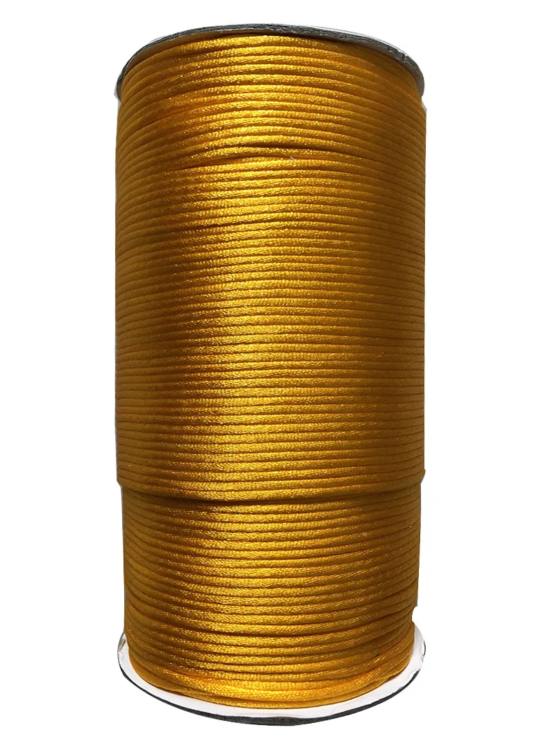 2 5 мм золотисто желтый нейлоновый шнур + 250 м/украшения в стиле рок н ролл