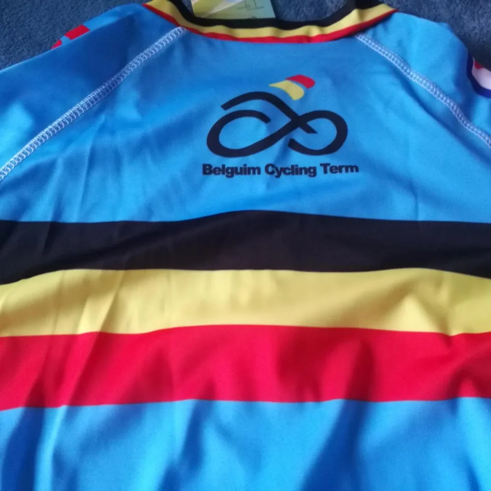 Pro Team Belgium, летние велосипедные майки, облегающие костюмы с бельгийским флагом, велосипедные боди, MTB Ropa Ciclismo, велосипедный Майо, гелевая подкладка
