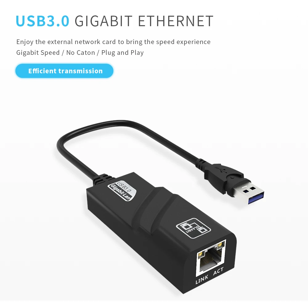 USB Ethernet адаптер USB 3.0 10/100/1000 Мбит/с Gigabit Ethernet RJ45 Внешний сетевой карты сетевой адаптер для pc Оконные рамы 7 8 XP MAC