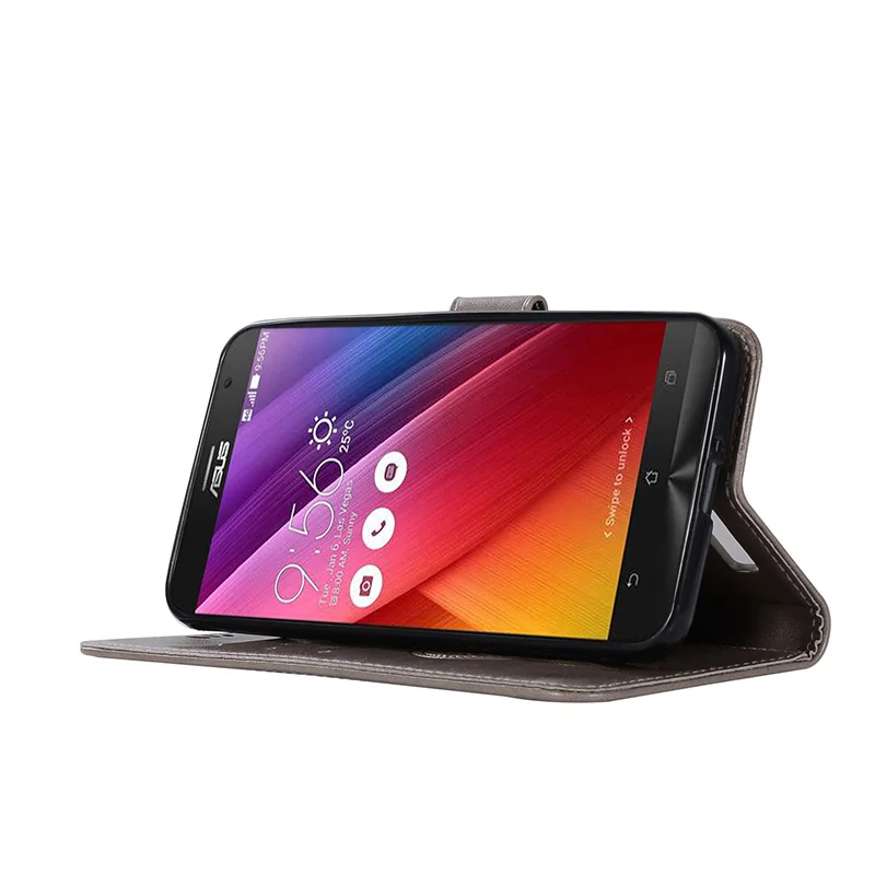 Чехол-бумажник для Asus ZC550KL 5 роскошный кожаный чехол-книжка смартфона Zenfone Max чехол