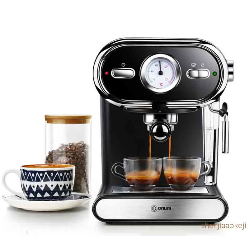 220V semi automatic espresso machine 20bar Italian coffee Full Temperature Control pump pressure for shops or home 1000W | Бытовая