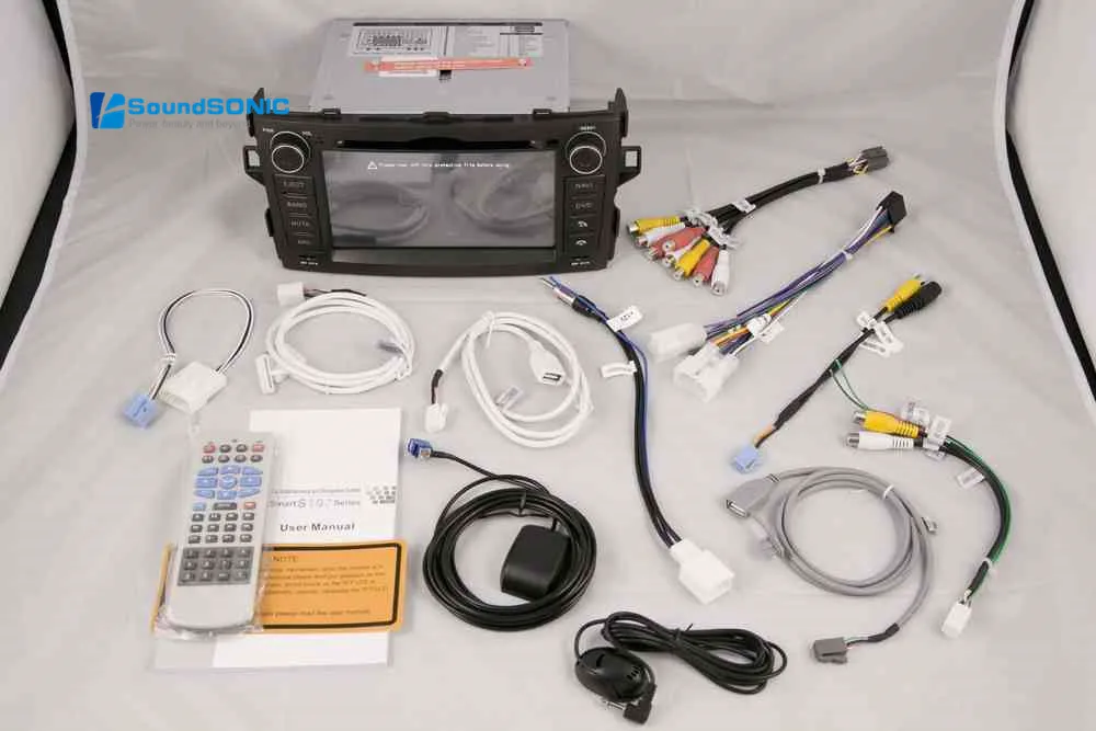 Android 4.4.4 для Toyota Auris Сенсорный экран стерео Радио DVD GPS навигации сидел Navi СМИ