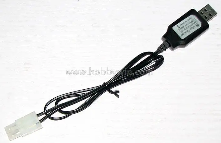 6V/250mA USB зарядное устройство большая штепсельная вилка tamiya с зарядной лампой