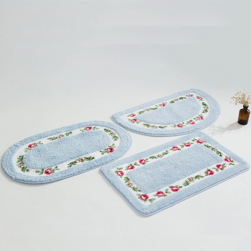 Bathroom Mat Set Large Size Floor Carpet For Living Room Bedroom Rugs Kitchen Quality Non Slip Mats Toilet Foot Pads Doormat | Дом и сад
