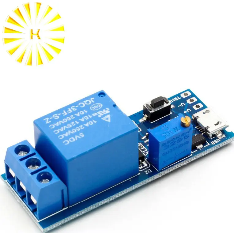 Смарт электроника 5 в 30 микро USB питания регулируемое реле задержки модуль