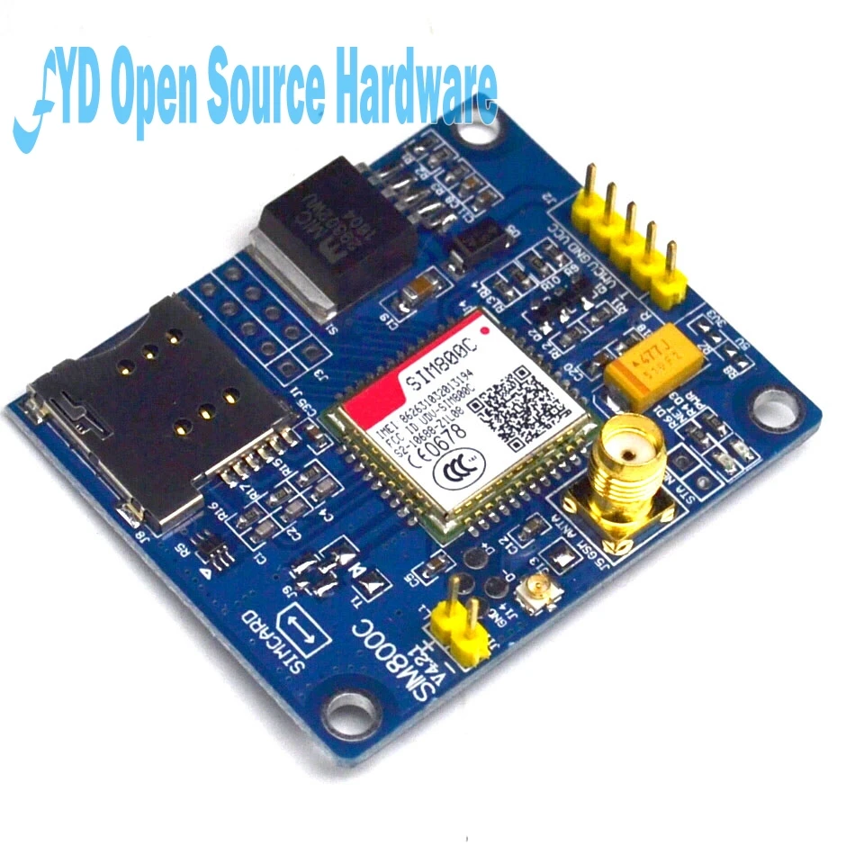 SIM800C макетная плата GSM модуль Поддержка сообщений Bluetooth TTS DTMF Quad band|development board|module