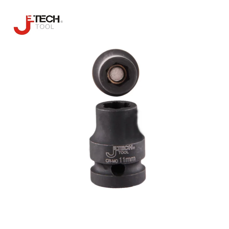 

Jetech 12.7mm 1/2" 1/2-inch dr. drive Cr-Mo cold forging metric magnetic impact socket size 8mm 9mm 10mm 11mm 12mm 13mm to 24mm