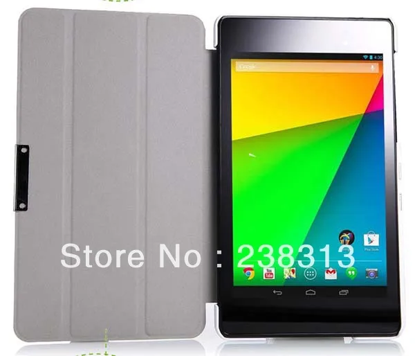 Умный кожаный чехол-книжка с подставкой для Google Nexus 7 II 2 Gen функцией сна и