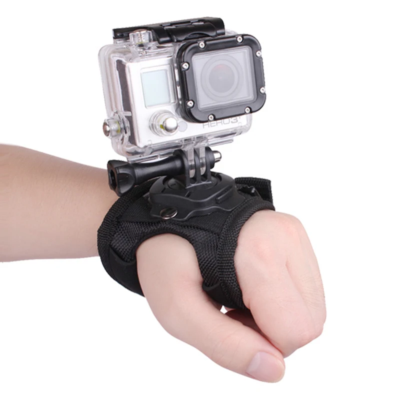 Крепление для камеры с поворотом на 360 градусов ручной ремешок перчатка браслет