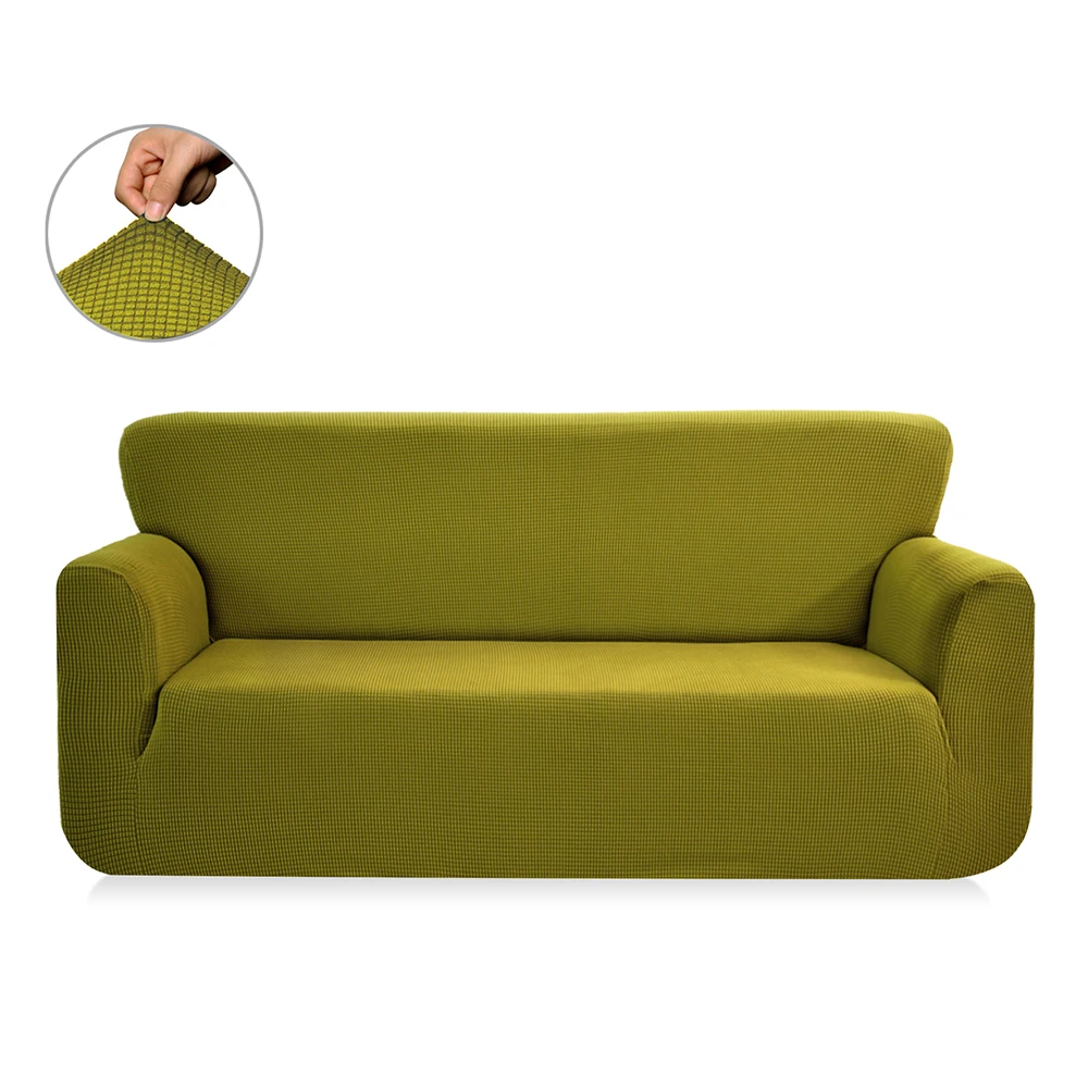Yellow Green Slipcover все включено чехлы для диванов эластичный чехол на диван плотная обертка для гостиной секционный угол стул/любовь сиденье/чехол для дивана - Цвет: Yellow Green