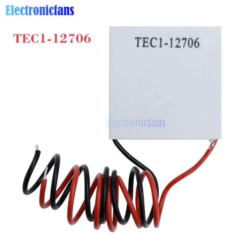 TEC1-12706 TEC1-12703 12705 12706 12709 12710 12712 12715 SP1848-27145 Термоэлектрический охладитель Пельтье 12V 5A клетки Пельтье Elemente модуль - Цвет: TEC1-12706