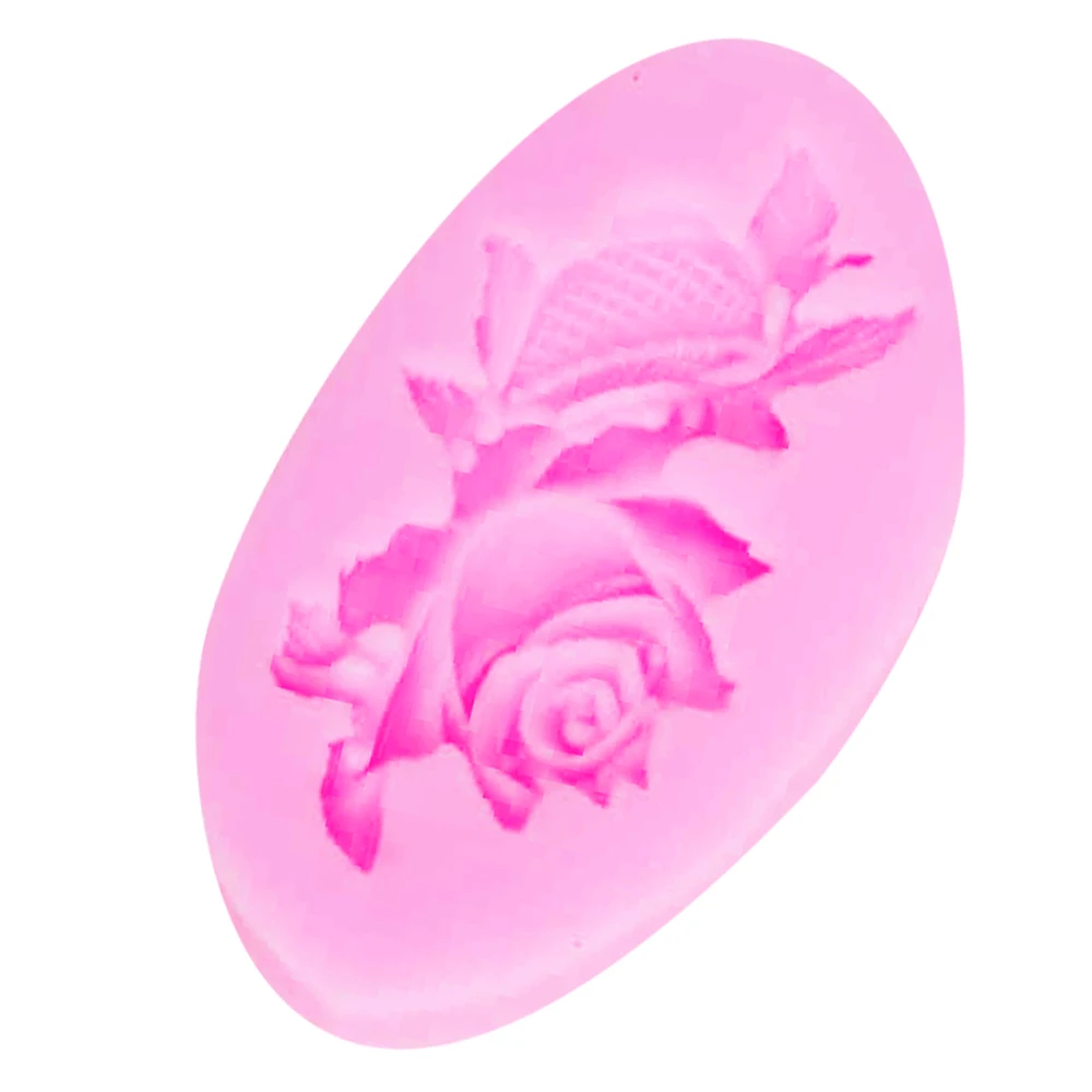 Epoxy UV Resin M752 Hot Rose Leaf Silicone Mold Fondant Cake Decorating Chocolate Candy Decoration random color | Дом и сад