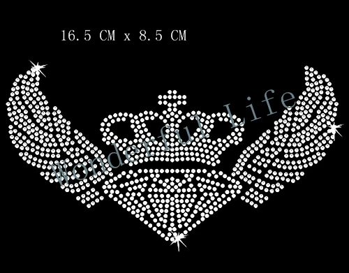 Качественная чудесная Корона жизни с алмазным крылом горный хрусталь орнамент