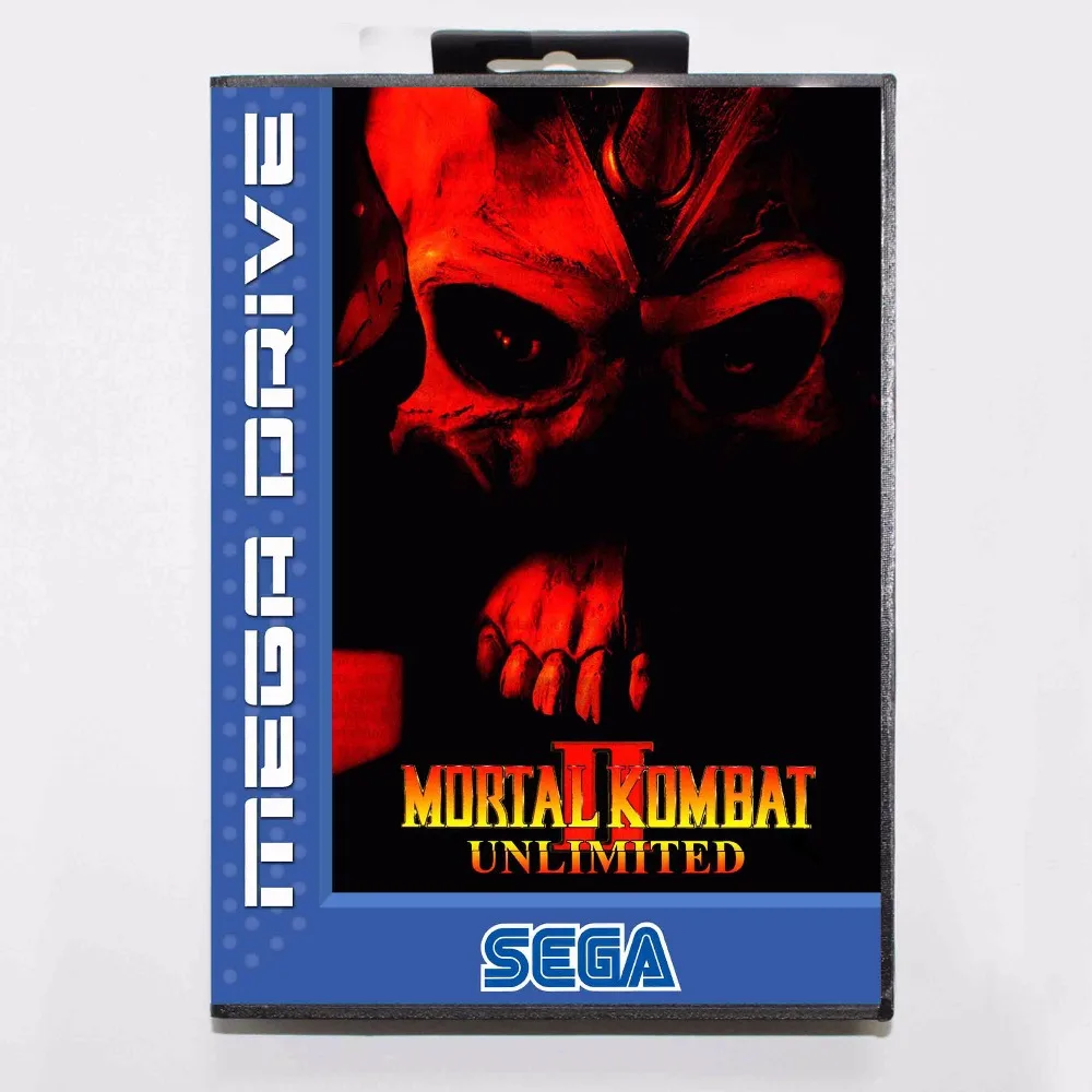 Mortal Kombat 16 бит MD карточная игра с коробку для Sega Megadrive/Genesis|mortal kombat ii|16 bitmd game |