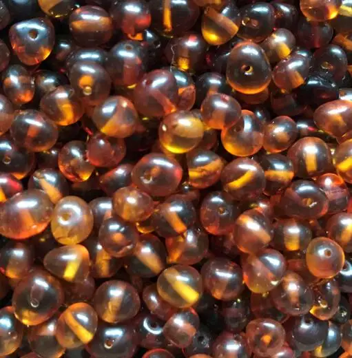 cognac free clasp Yoowei зеленый, желтый бисер драгоценный камень diy для ребенка кулон при прорезывании зубов делая Прибалтики Натуральный Янтарный свободные бусины оптом - Цвет: cognac free clasp