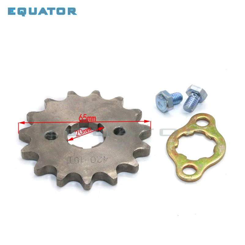 420 20 мм 10T 11T 12T 13T 14T 15T 16T 17T 18T 19T 20T Звездочка двигателя для мотоциклов ATV Dirt Pit Bike Go Kart 4