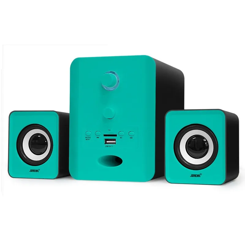 SADA D-223, мини 3D объемный звук, Bluetooth сабвуфер, стерео бас, ПК, USB динамик, компьютерные колонки, поддержка fm-радио, TF карта