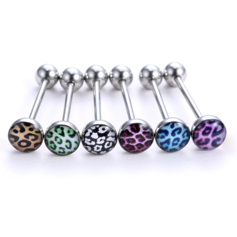 6 шт./компл. языки из нержавеющей стали|tongue rings balls|tongue piercing setpiercing tongue |