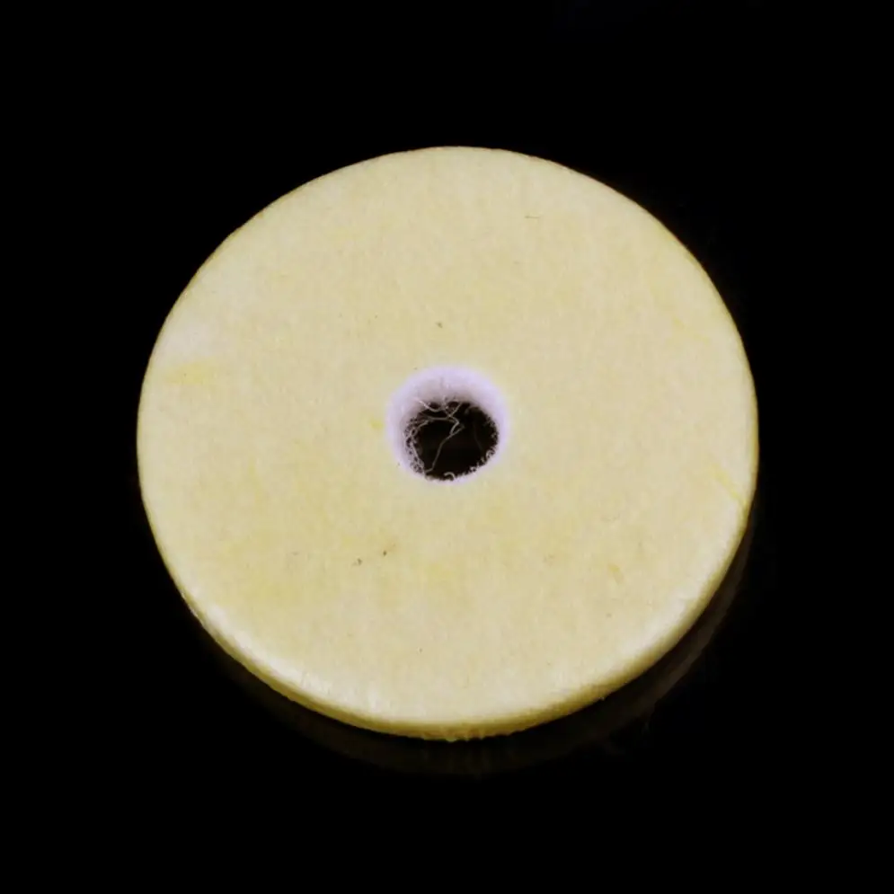 Прочные кожаные вкладыши 16 шт./лот с желтым отверстием музыкальные инструменты |