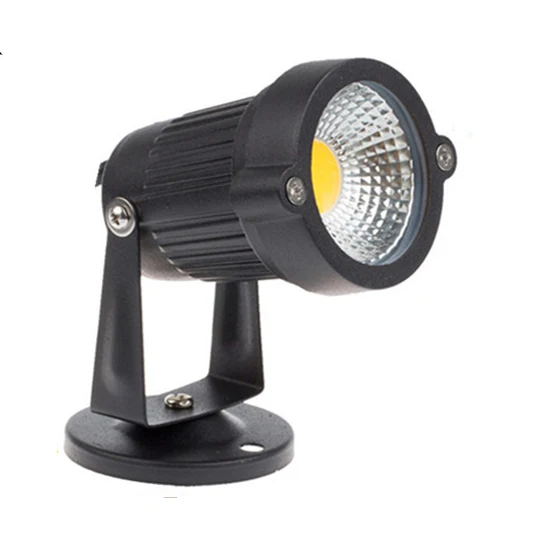Водонепроницаемый садовый светильник 5 Вт COB светодиодный наружный с базовым