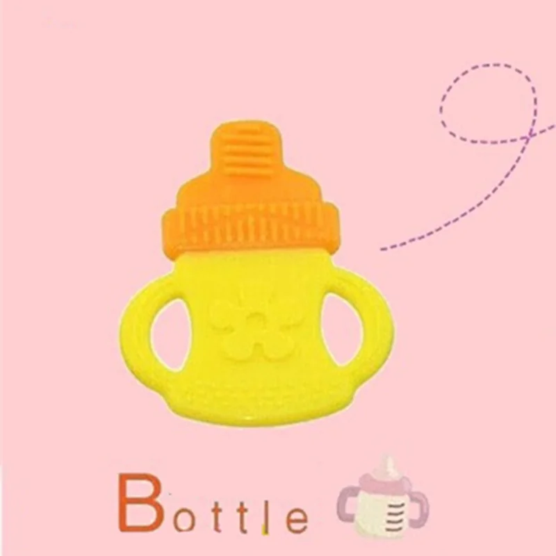 HziriP Новые Детские Прорезыватели 2018 двухцветные Силиконовые Зубные в форме