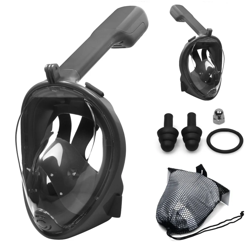 【Hot】Diving Mask Underwater Scuba Anti Fog Full Face Snorkeling Mask Women Men Kids Swimming Snorkel Diving Equipment