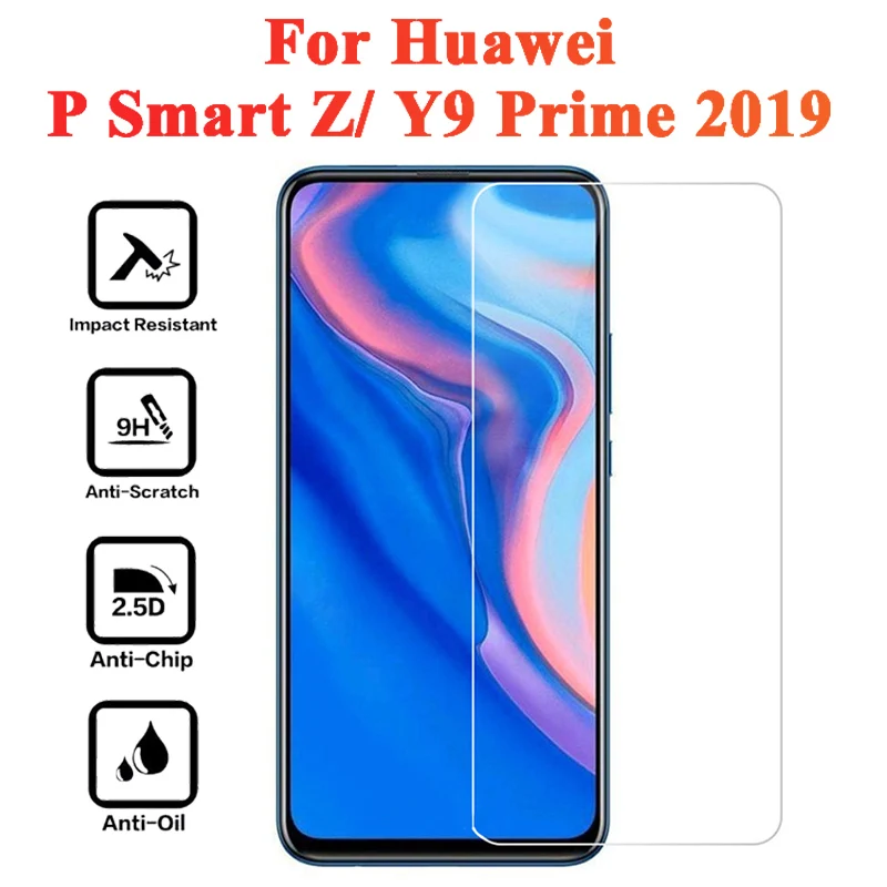 Защитное стекло для huawei p smart z экранный протектор y9 prime 2019 закаленное huawey psmart 9y