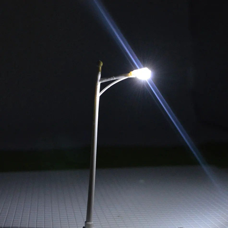 Street Light Lamppost Model 1:100 Scale Railway Train Layout Sand Table Architecture Building Landscape 100pcs/lot 50pcs 1 50 scale architecture construction sand table model bed for indoor decorations