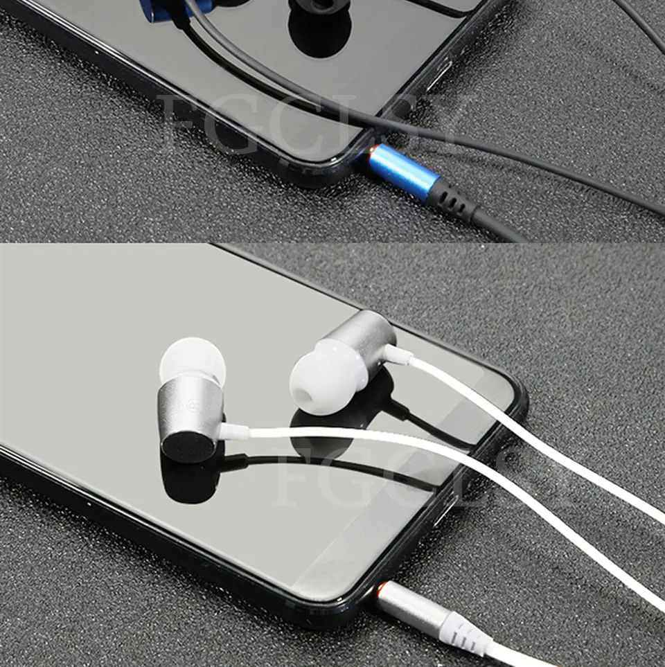 FGCLSY NEW Wired Earphone 3.5mm In-Ear Sport Headset with microphone Music Earbuds Stereo Gaming Earphone for iPhone 6 6s