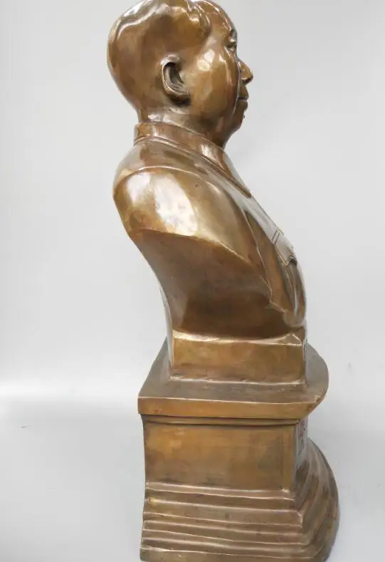 

Chinese pure brass Great Leader Chairman Mao big statue