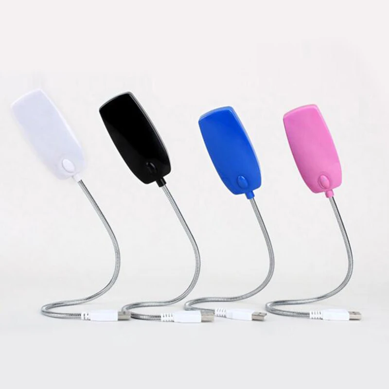 Четырехъядерный 1 шт. ультра яркий гибкий светодиодный USB светильник для чтения