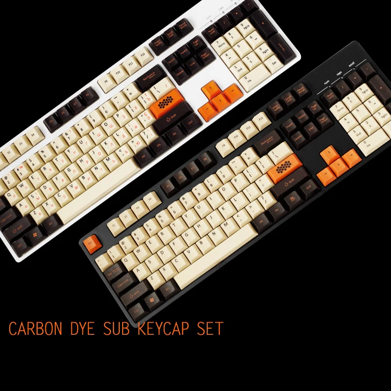 125 клавиш Углеродные Sub оригинальные Высота PBT Keycaps для вишни 3000 3494 Filco
