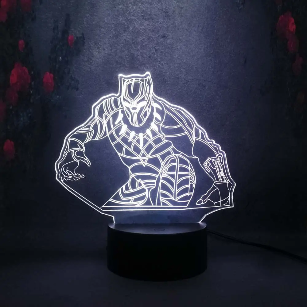 Хит продаж игрушка Marvel moive фигурка Черная пантера Декор настольная Юбилейная