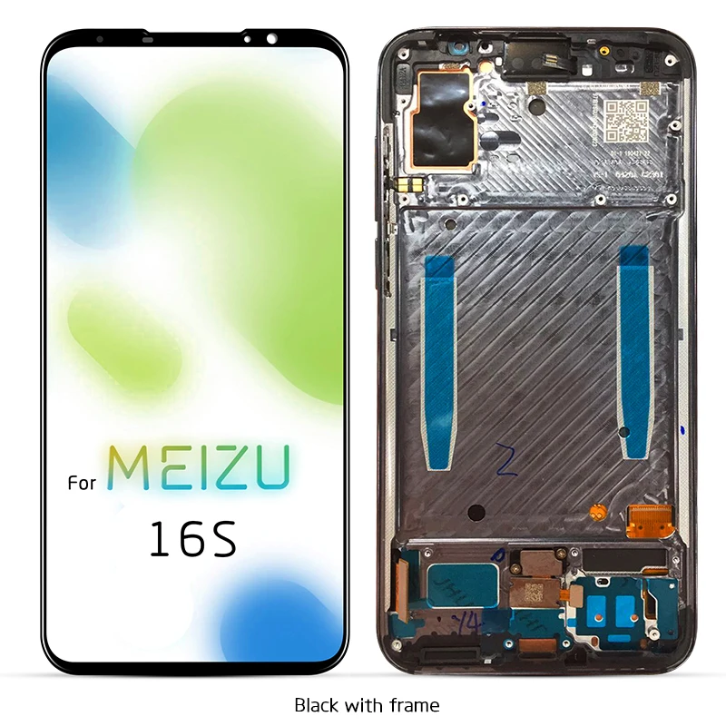 Для 6," Meizu 16 S 16 S ЖК-экран+ Сенсорная панель дигитайзер для Meizu 16 S AMOLED ЖК-дисплей
