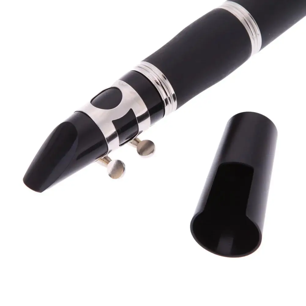 Кларнет бакелит 17 ключ Bb плоский кларнет сопрано Никель покрытие с чистящей