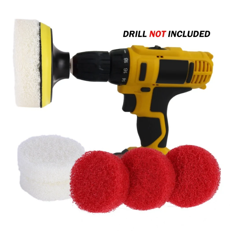 Электрическая щетка набор кистей для ванной сверла очистки крепления